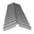 polycarbonate ridge cap